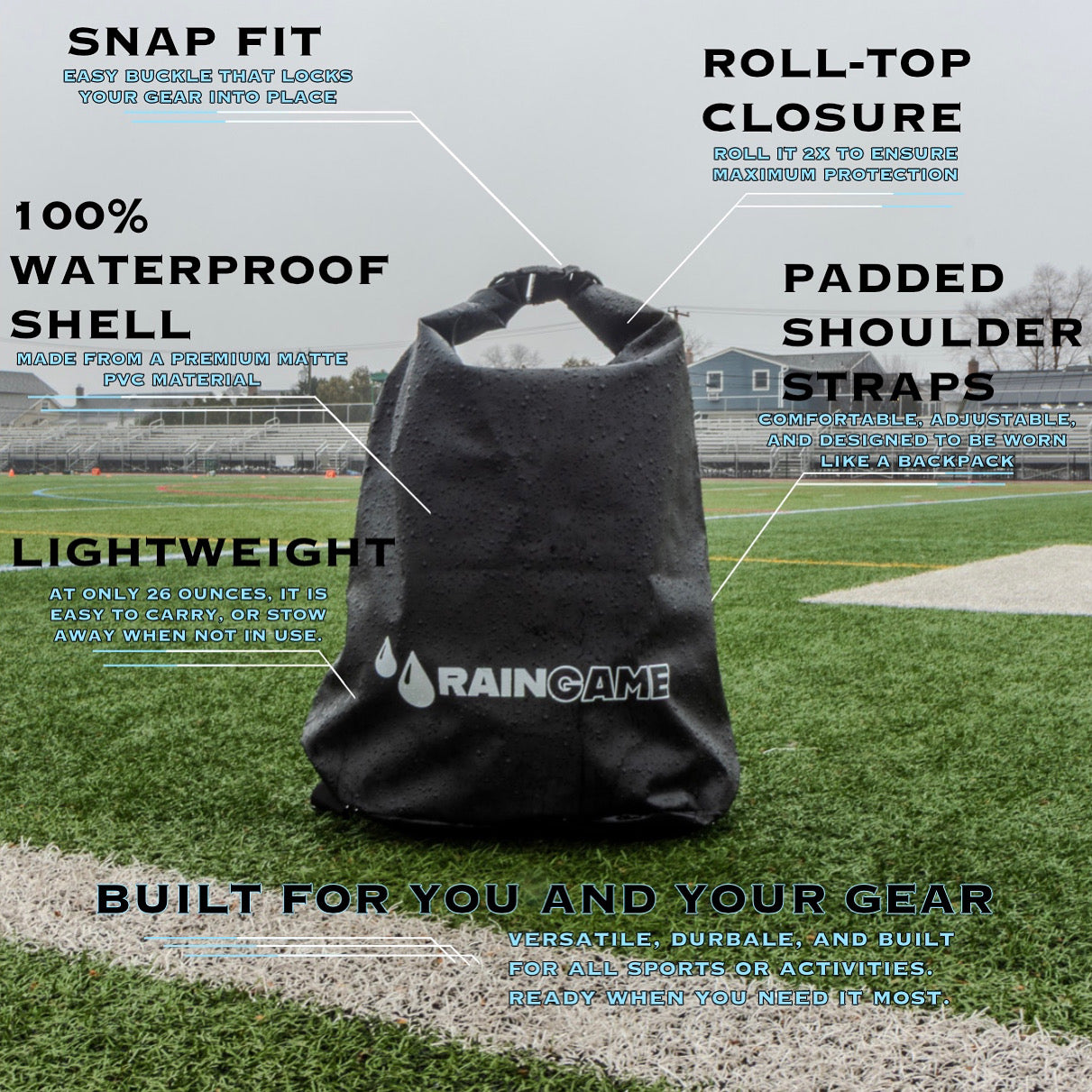epic travelgear rain bag The RainGame Bag